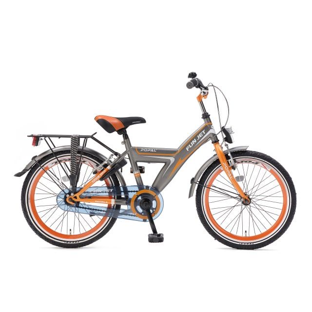 Popal Jongensfiets Funjet Oranje Grijs 20 inch
